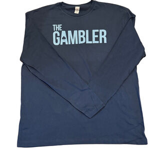 The Gambler Movie Themed Long Sleeve Tee NWOT Size XL